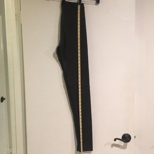 Super long olive green leggings